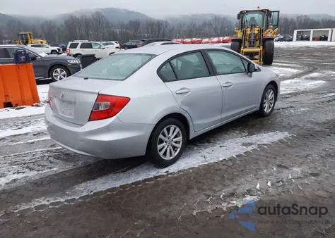 2012 Honda Civic Ex-L from USA, damaged, VIN 2HGFB2F96CH573721